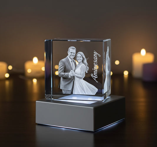 Crystal with LED - Cube